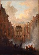 Hubert Robert Incendie de l'Opera china oil painting reproduction